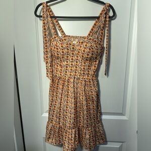 BOG Collection‎ peacock print dress